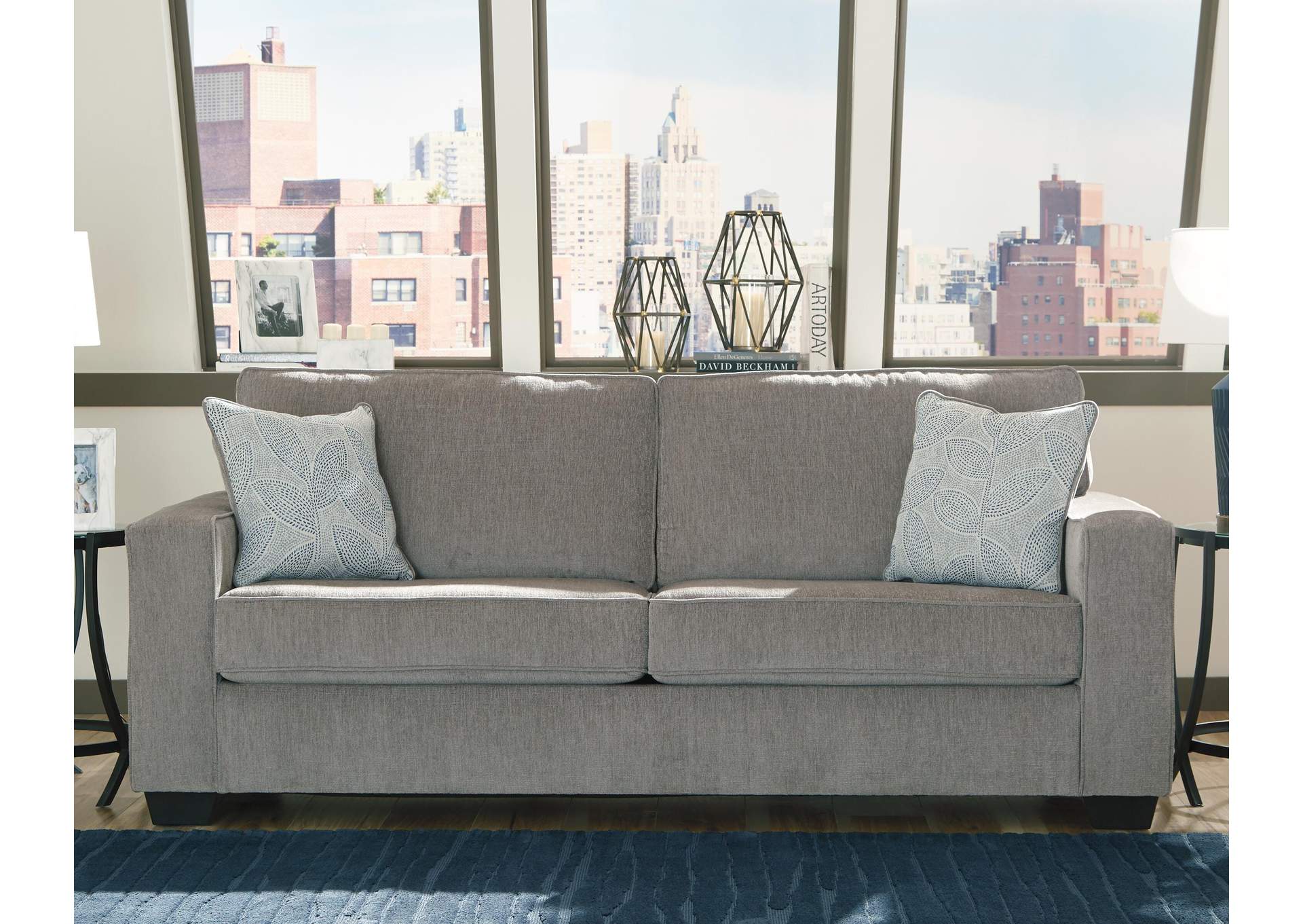Altari Sofa and Loveseat room view
