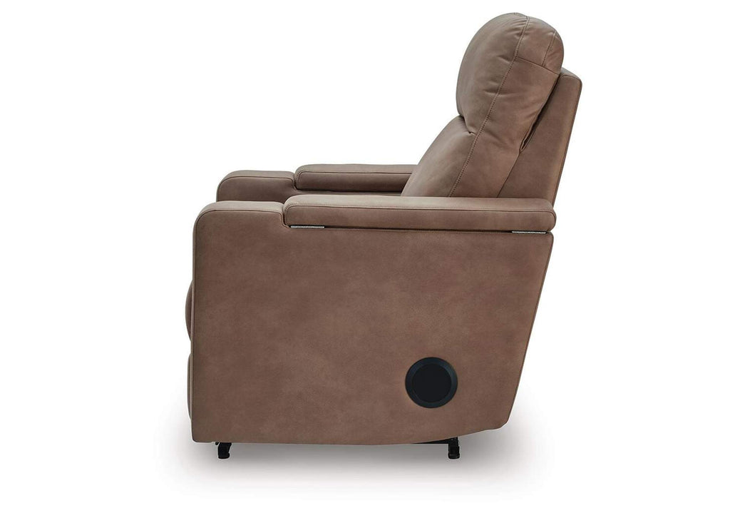 Lorrenton Power Glider Recliner with Audio System side view