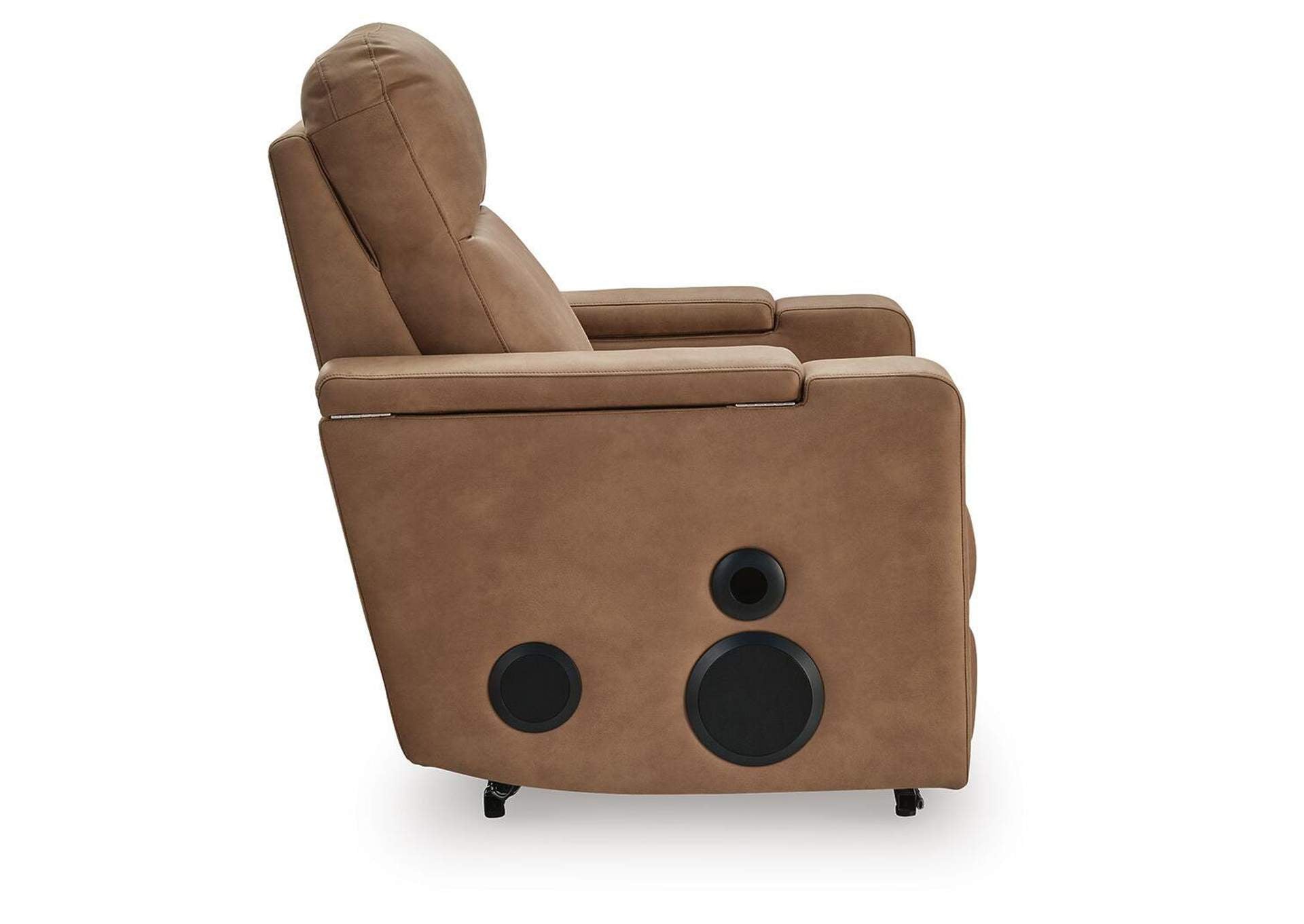 Lorrenton Power Glider Recliner with Audio System side view