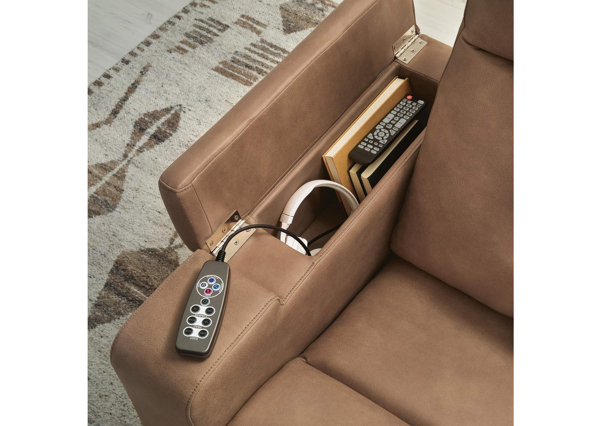 Lorrenton Power Glider Recliner with Audio System detail