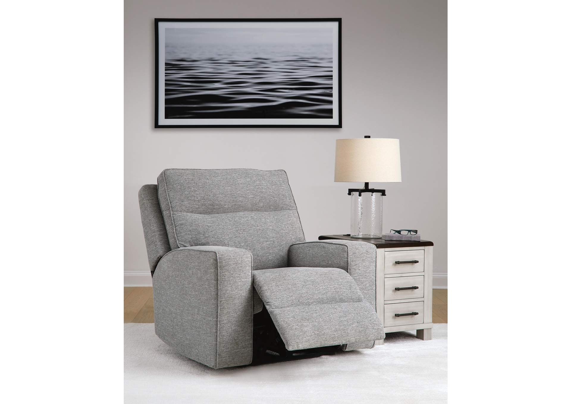 Biscoe Power Sofa, Loveseat and Recliner