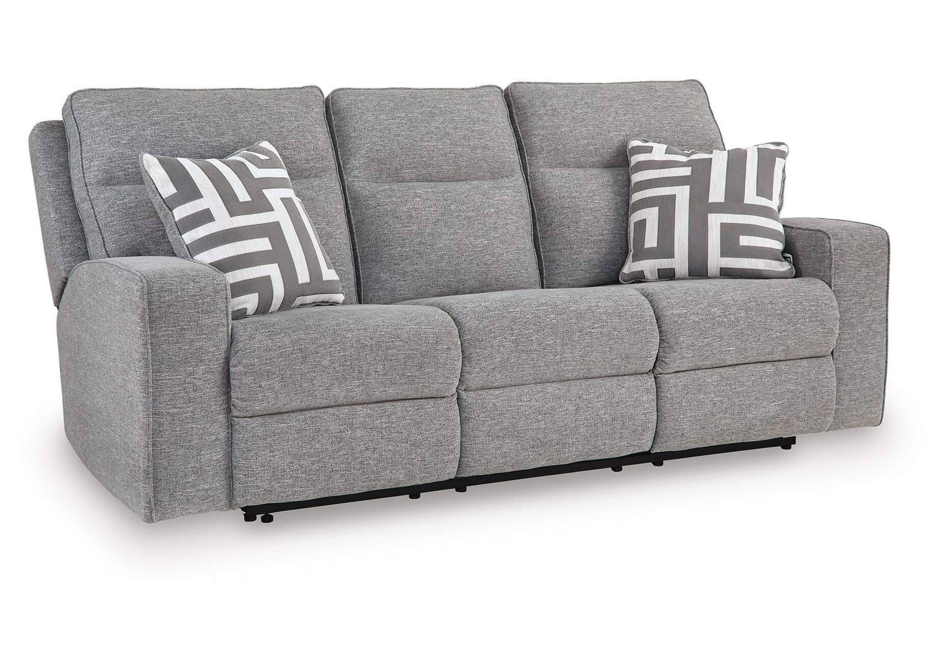 Biscoe Power Reclining Sofa angled view
