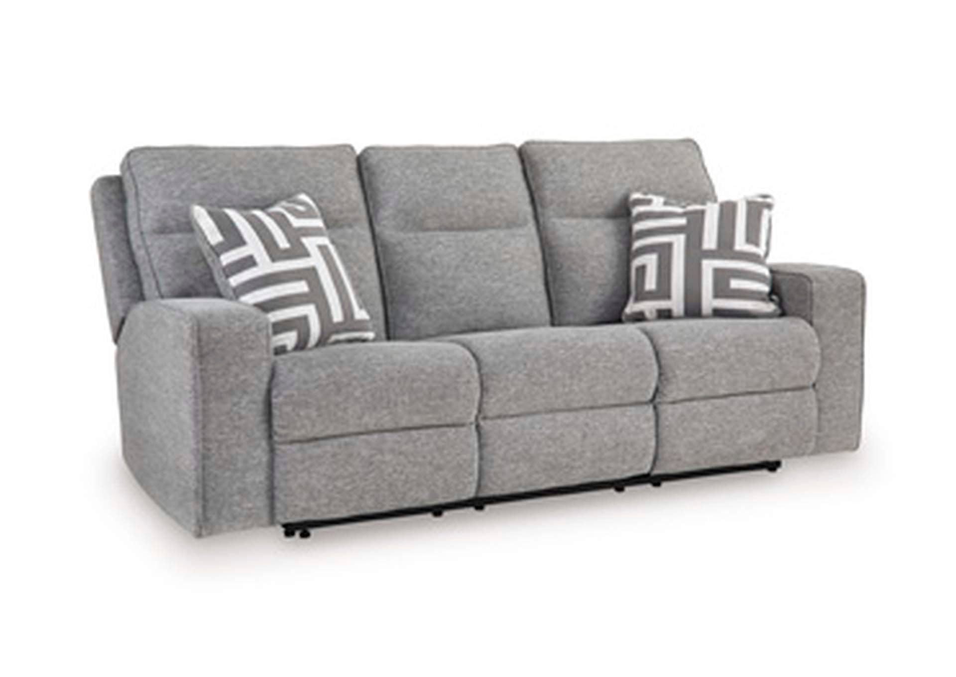 Biscoe Power Reclining Sofa angled view