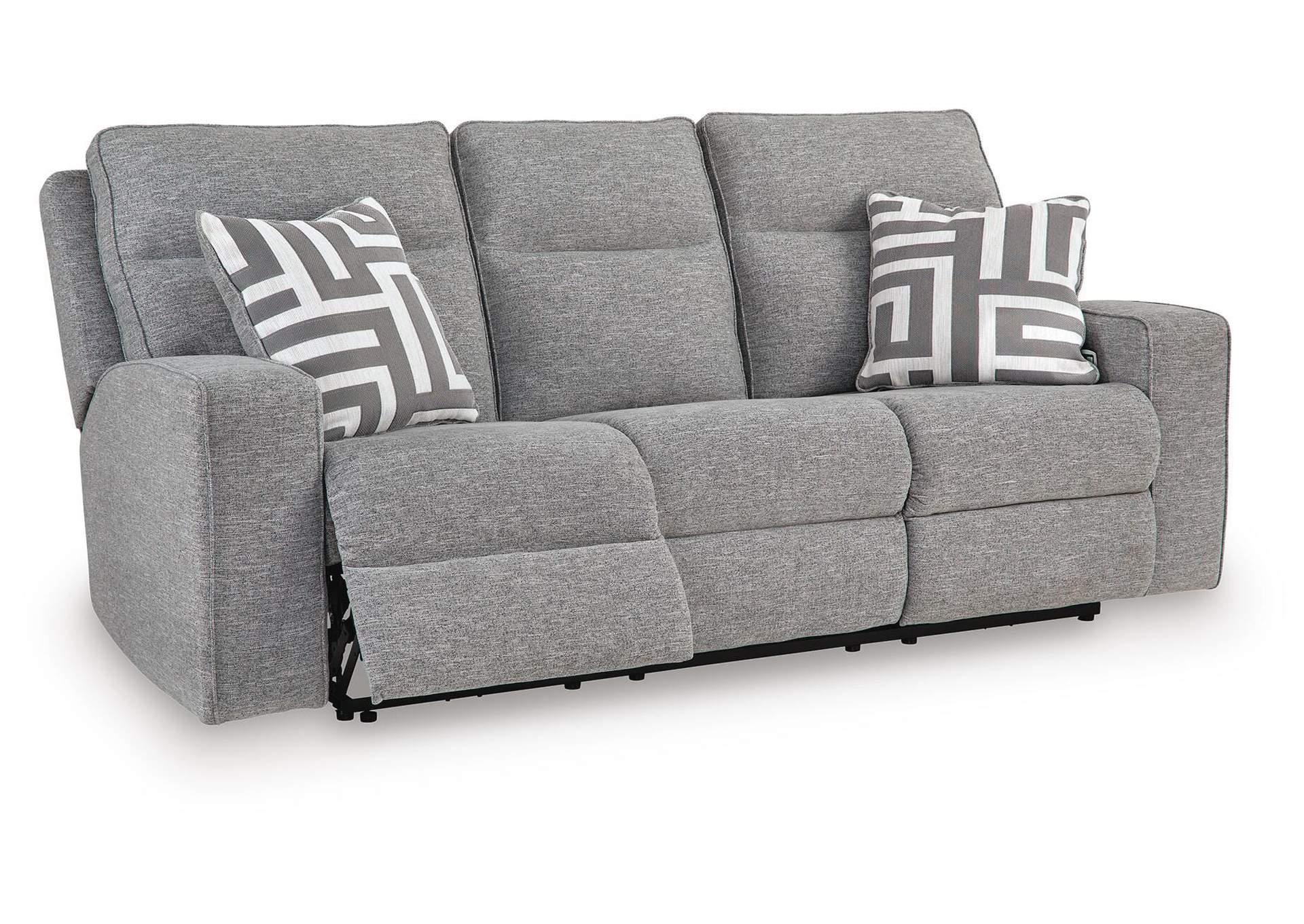 Biscoe Power Reclining Sofa angled view