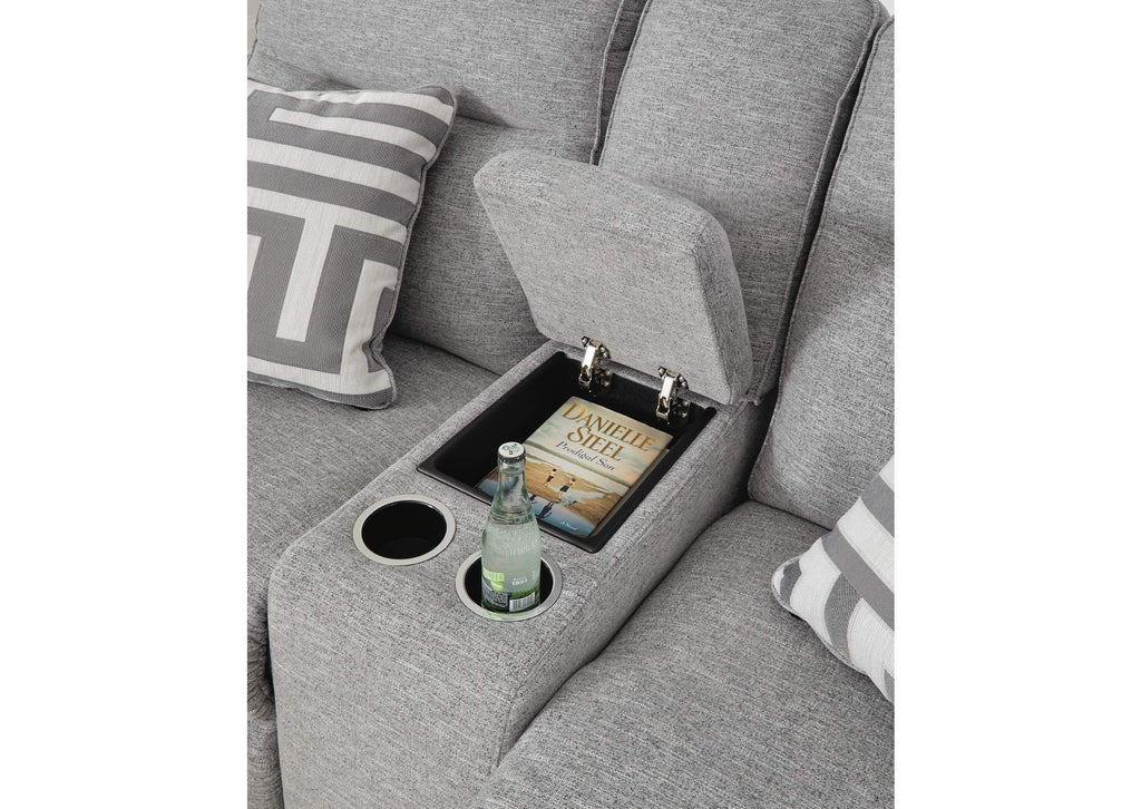 Biscoe Power Sofa, Loveseat and Recliner detail