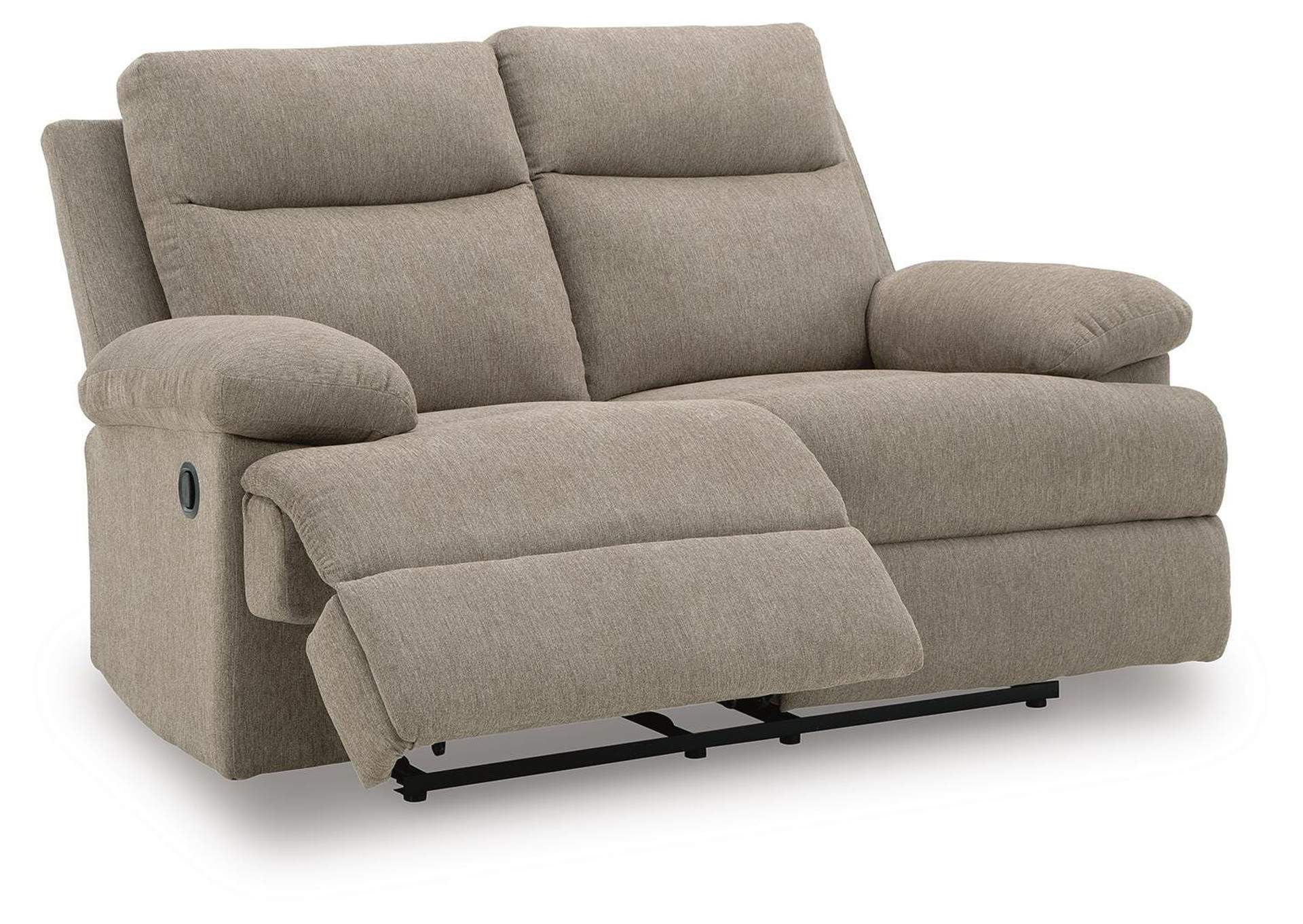 Side-Swipe Reclining Loveseat side view