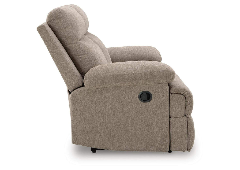 Side-Swipe Reclining Loveseat side view