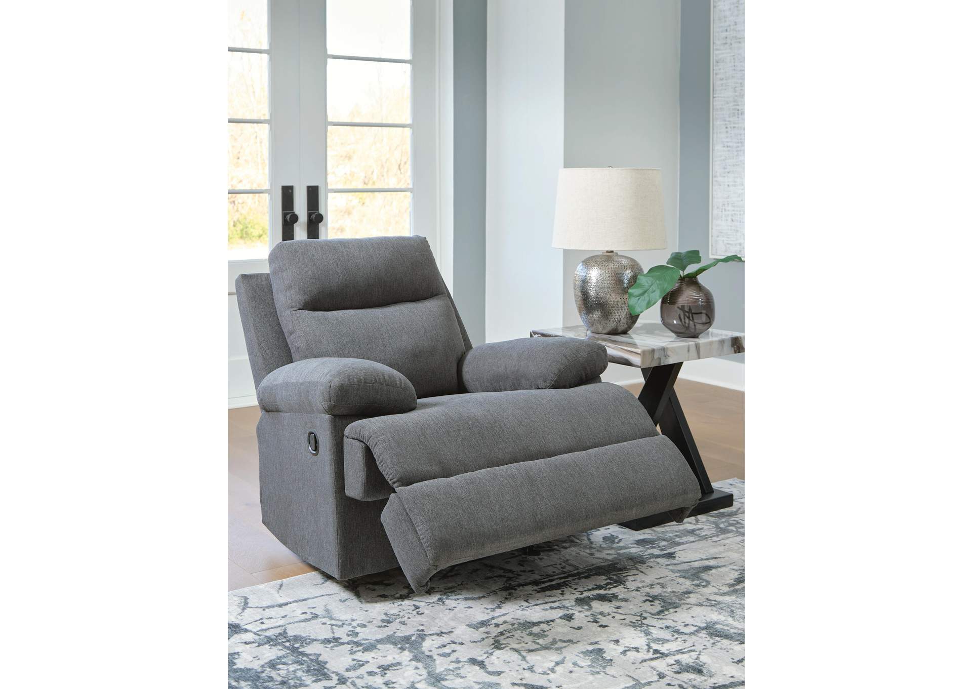 Side-Swipe Recliner side view