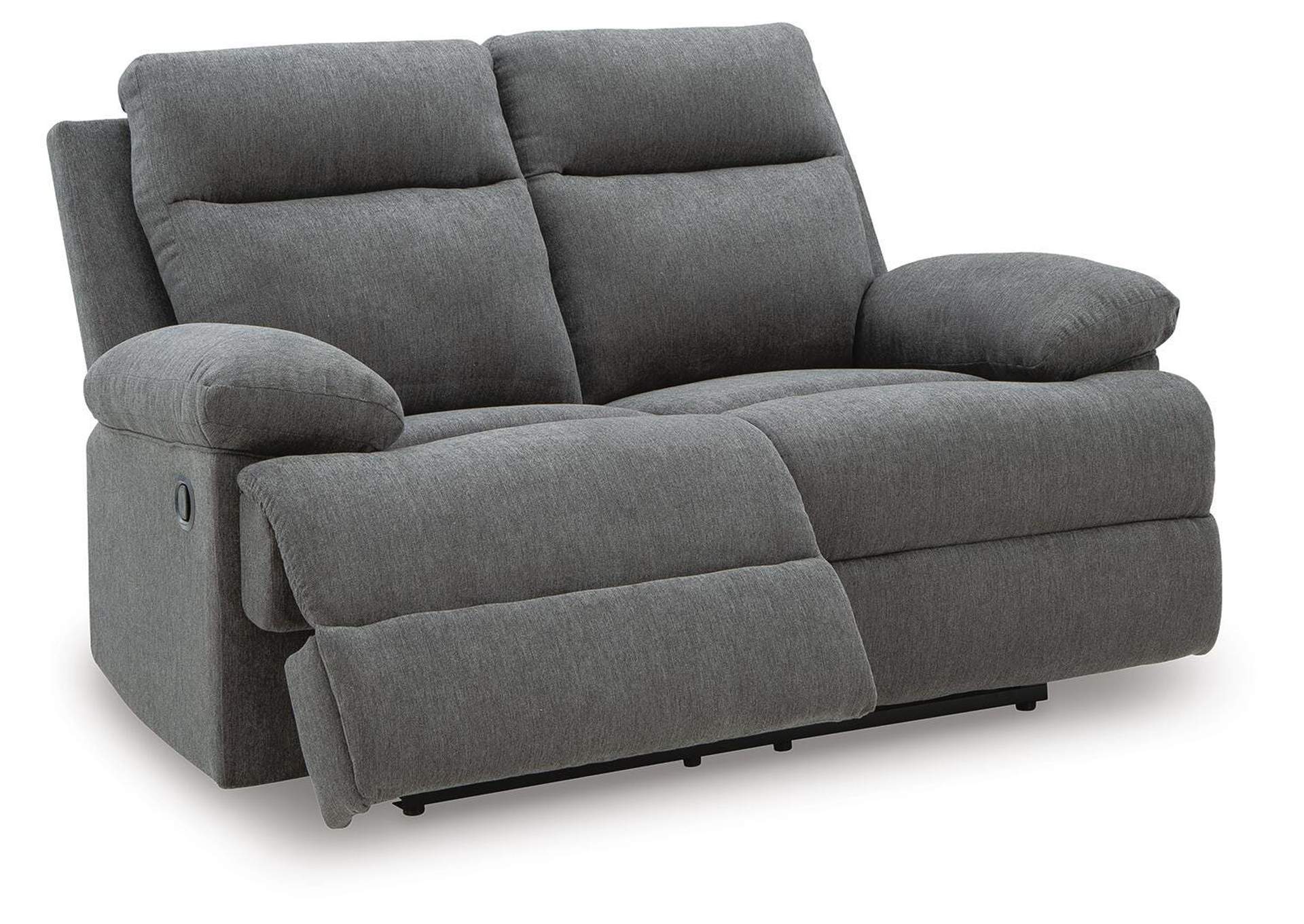 Side-Swipe Reclining Loveseat side view
