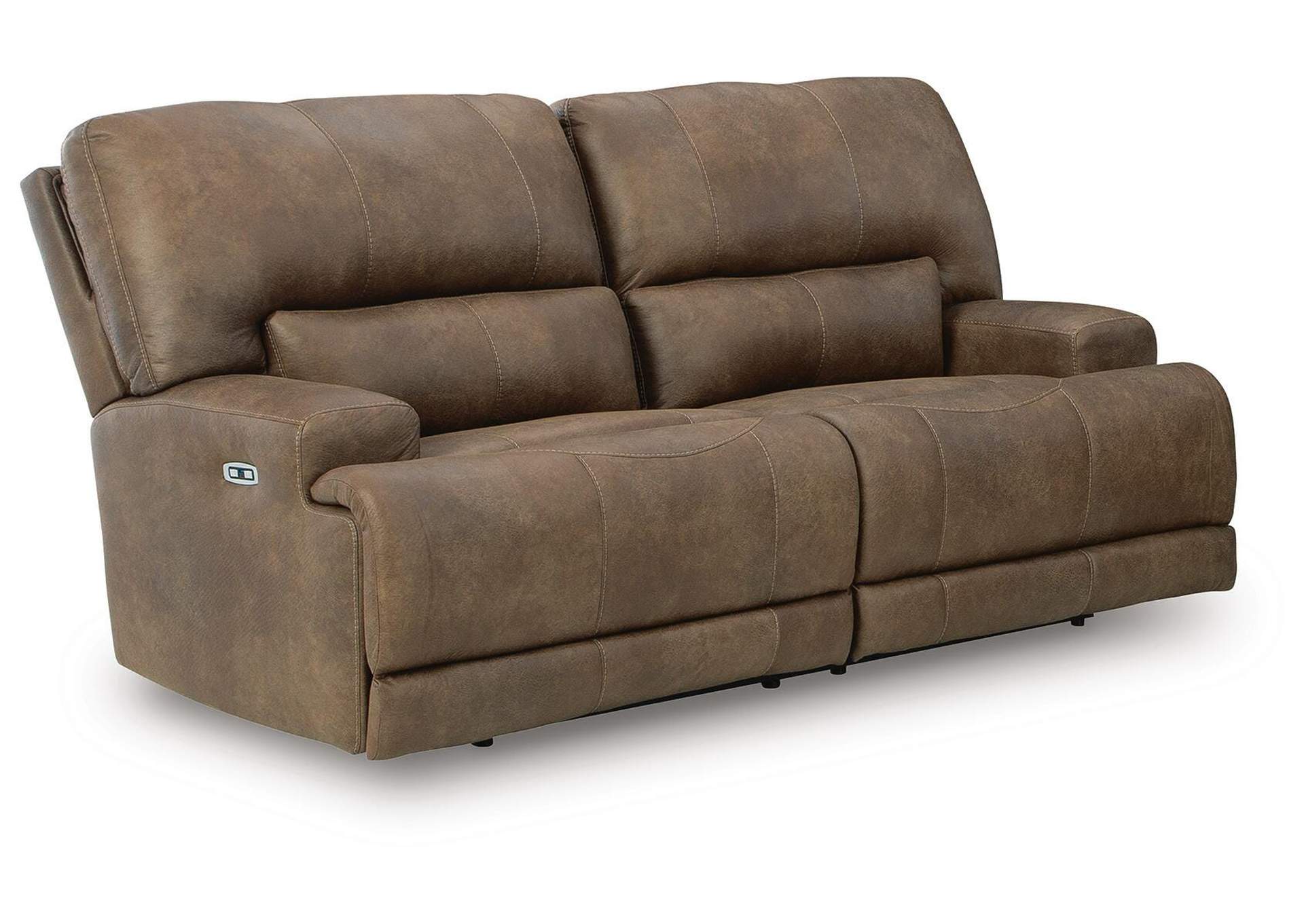 Beckley Place Power Reclining Sofa angled view