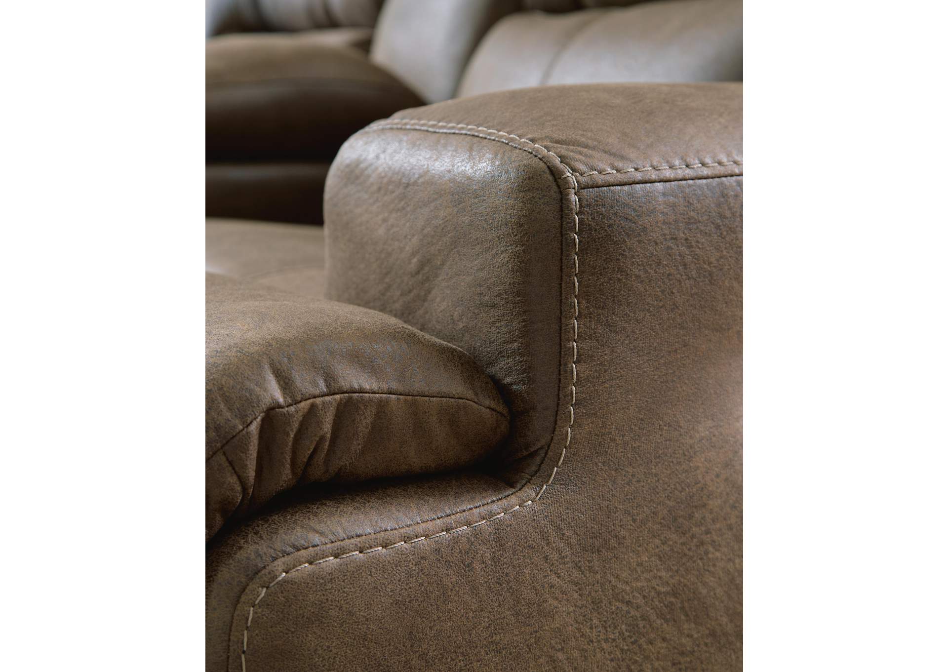 Time-Piece Dual Power Reclining Sofa and Loveseat Set detail