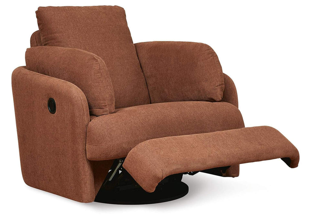 Modmax Swivel Glider Recliner angled view