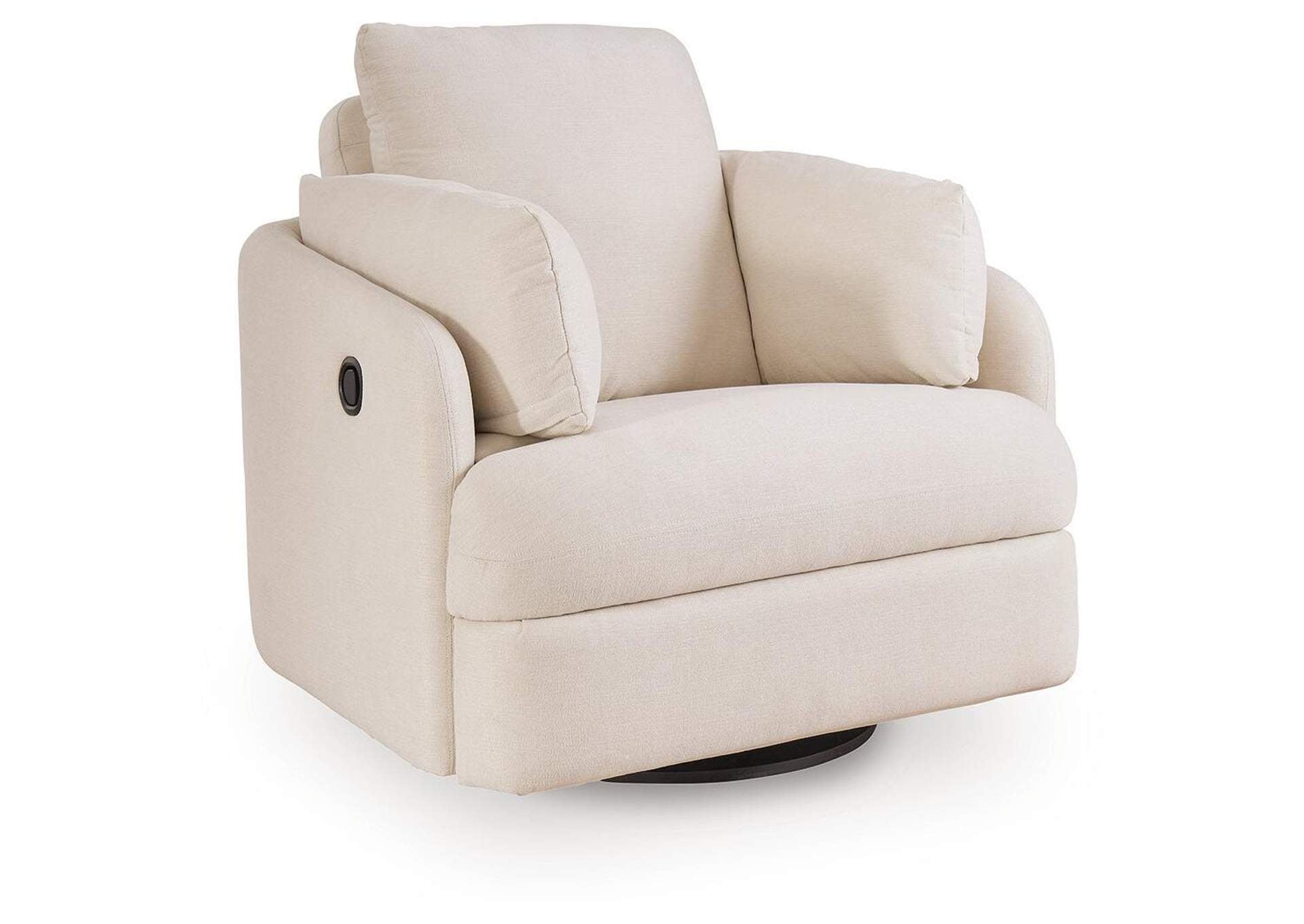 Modmax Swivel Glider Recliner angled view