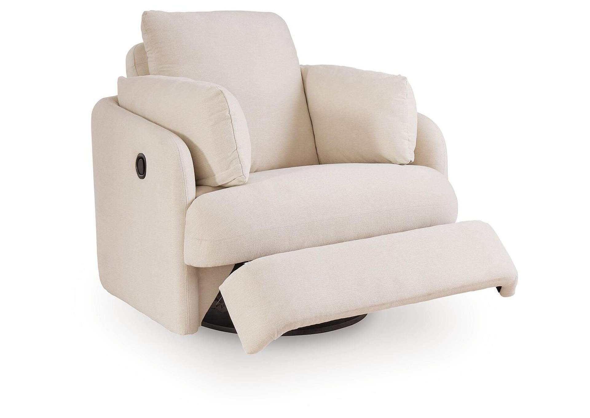 Modmax Swivel Glider Recliner angled view