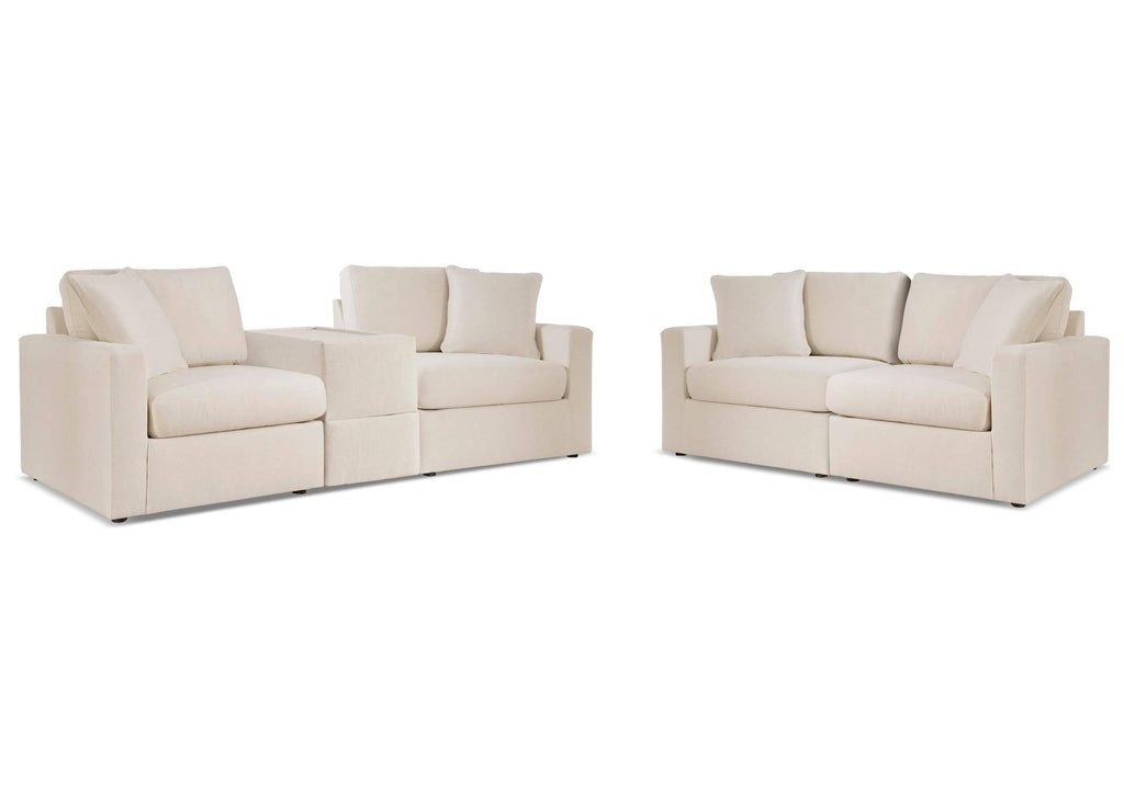 Modmax Performance Fabric Modular Loveseat Set fabric detail
