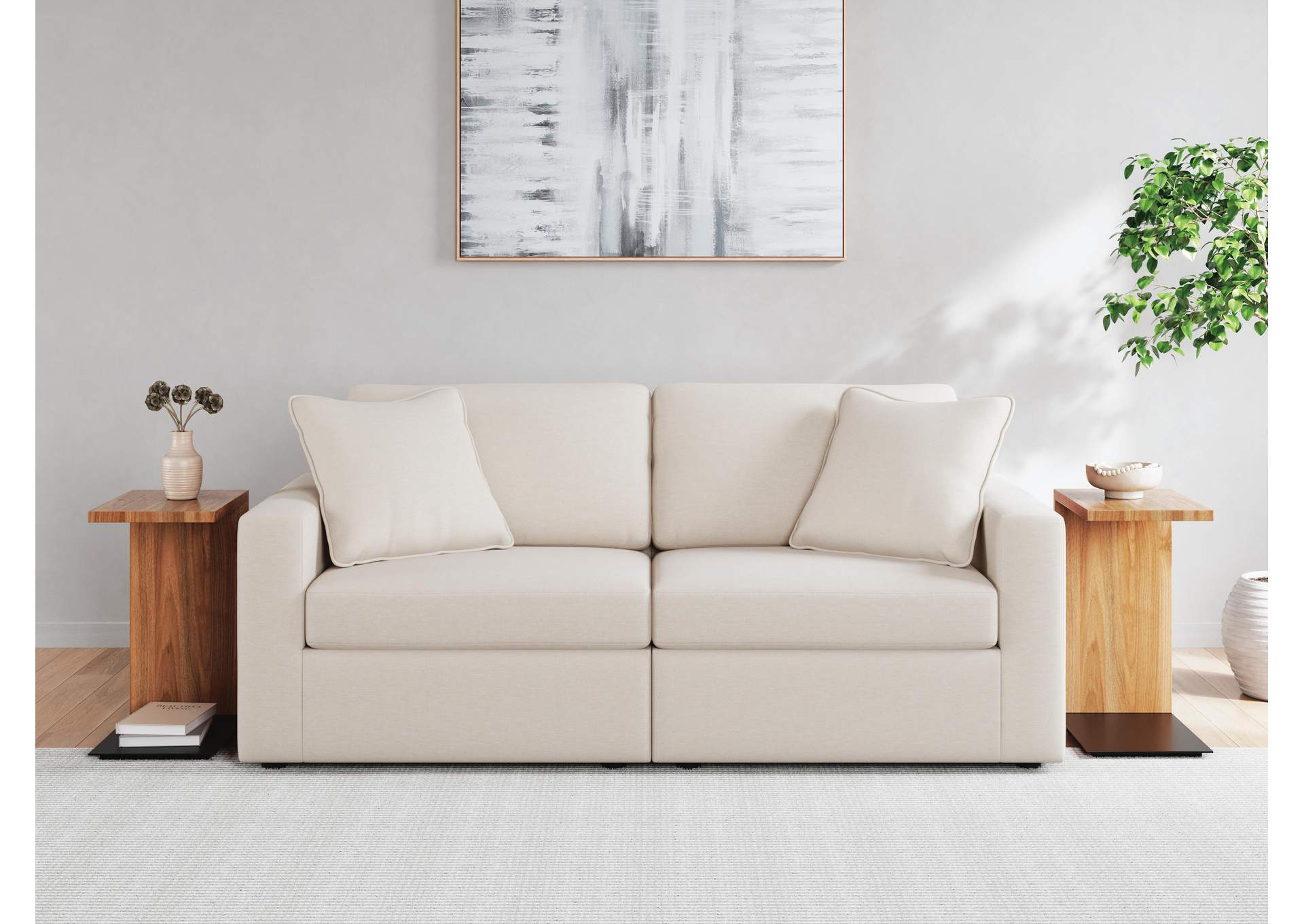 Modmax Performance Fabric Modular Sofa and Loveseat fabric detail