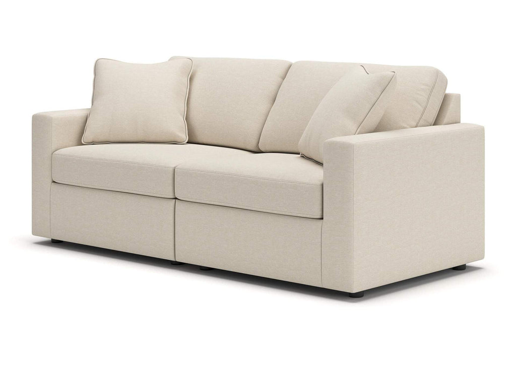 Modmax Performance Fabric Modular Loveseat Set fabric detail