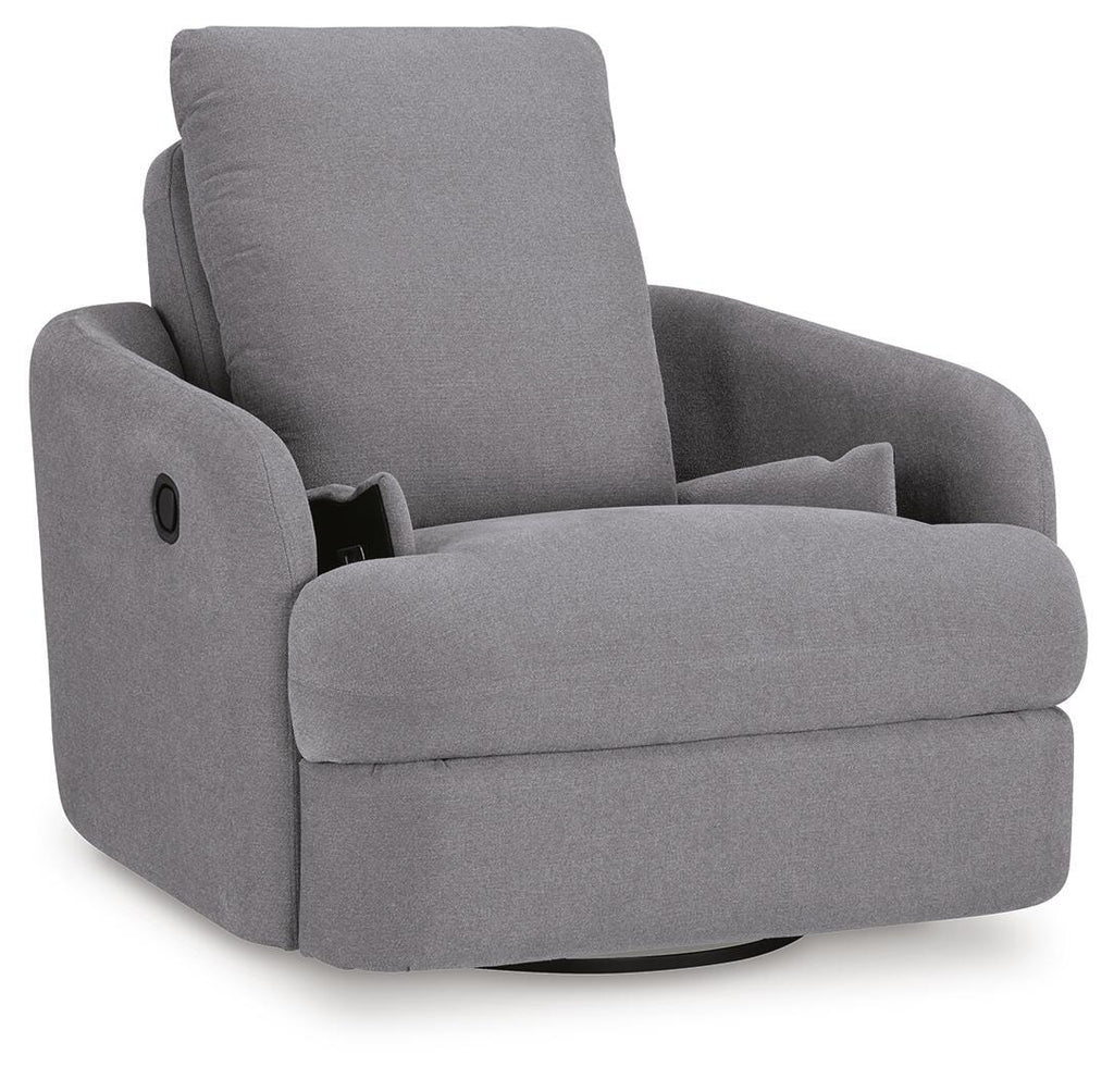 Modmax Swivel Glider Recliner in Granite, alternate view 5