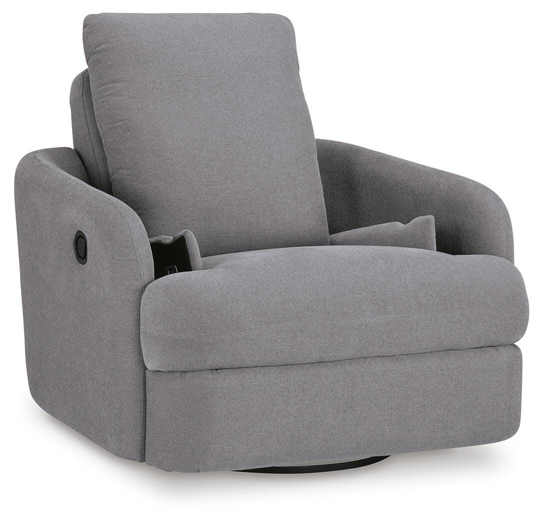 Modmax Swivel Glider Recliner in Granite, alternate view 5