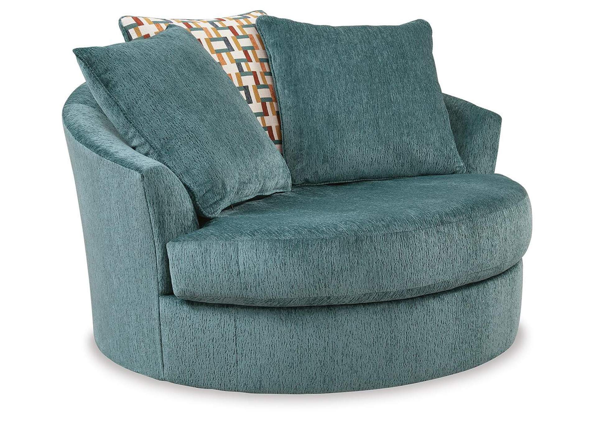 Laylabrook Oversized Swivel Accent Chair angled view