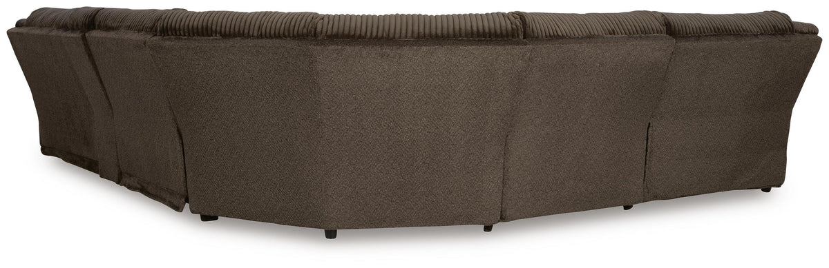 Top Tier sectional, 6-Piece Reclining Sectional with Chaise · 131 × 146 × 41 in, view 4