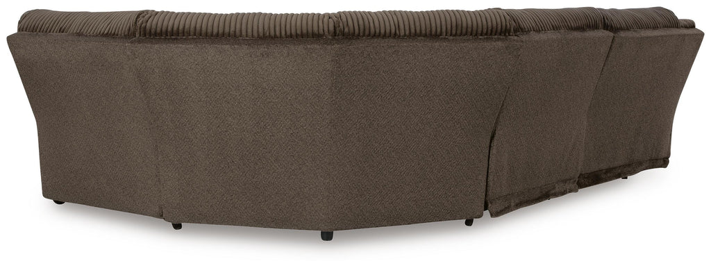 Top Tier sectional, 5-Piece Reclining Sectional · 133 × 131 × 41 in, view 4