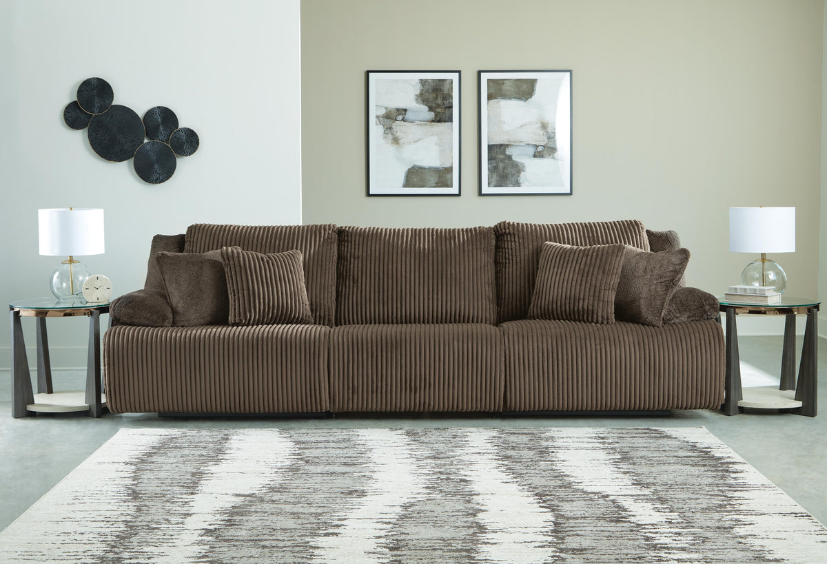 Top Tier sectional, 3-Piece Reclining Sectional Sofa · 128 × 40 × 41 in, view 2