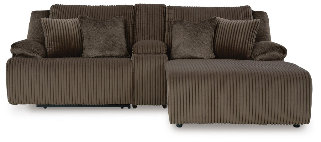 Top Tier sectional, 3-Piece Reclining Sectional Sofa with Chaise · 105 × 74 × 41 in, view 1