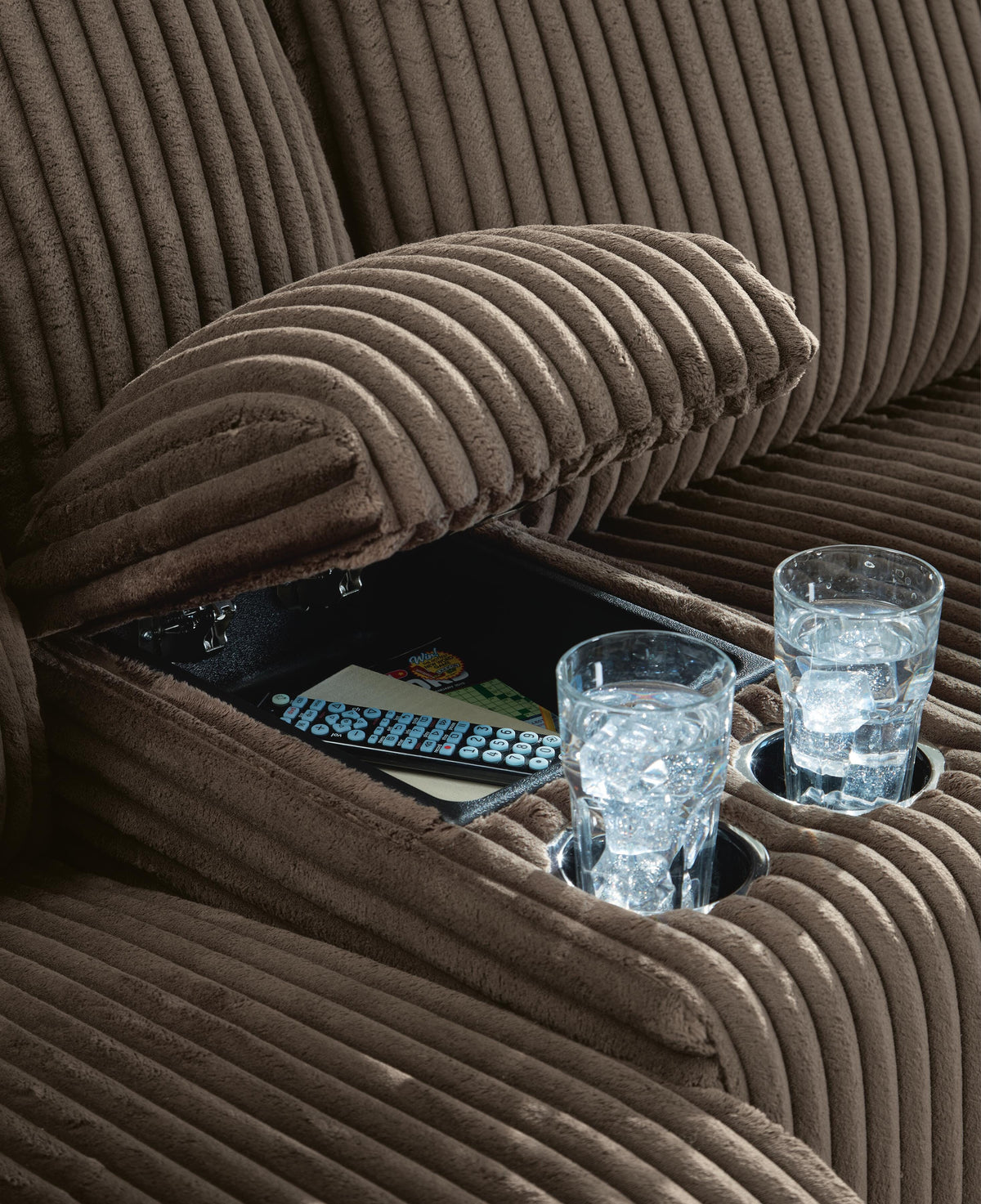 Top Tier sectional, 4-Piece Reclining Sectional with Chaise · 143 × 74 × 41 in · 92705S13, view 2