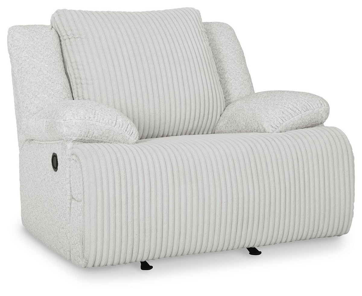 Top Tier Recliner in Alloy, closed view