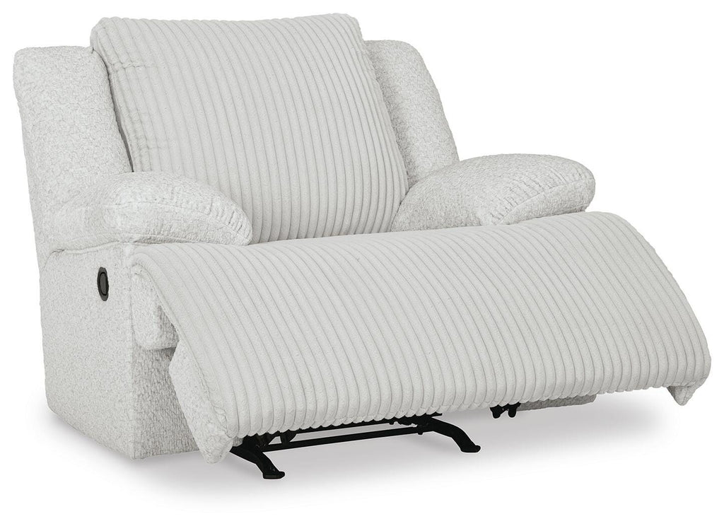Top Tier Recliner in Alloy, open view