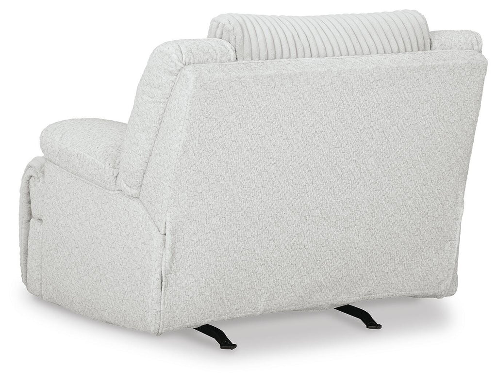 Top Tier Recliner in Alloy, back view