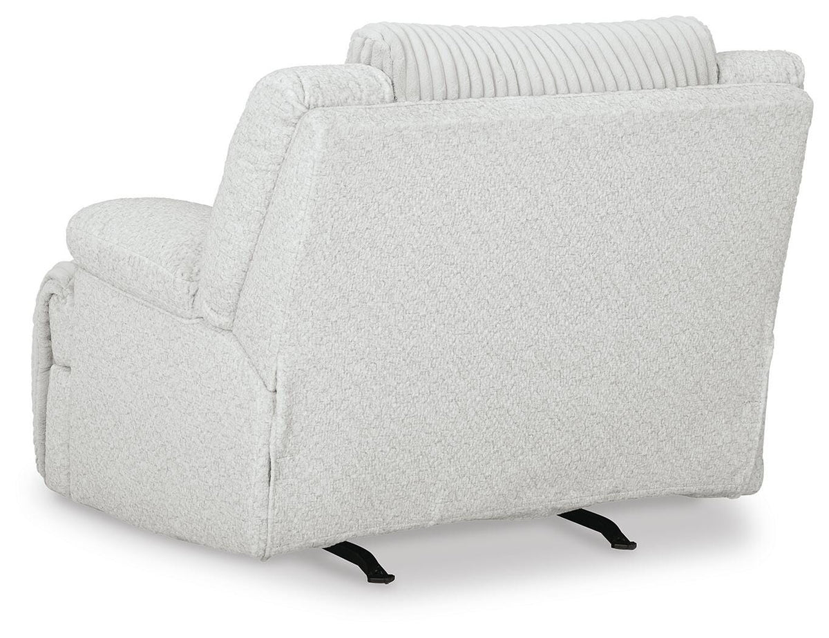 Top Tier Recliner in Alloy, back view