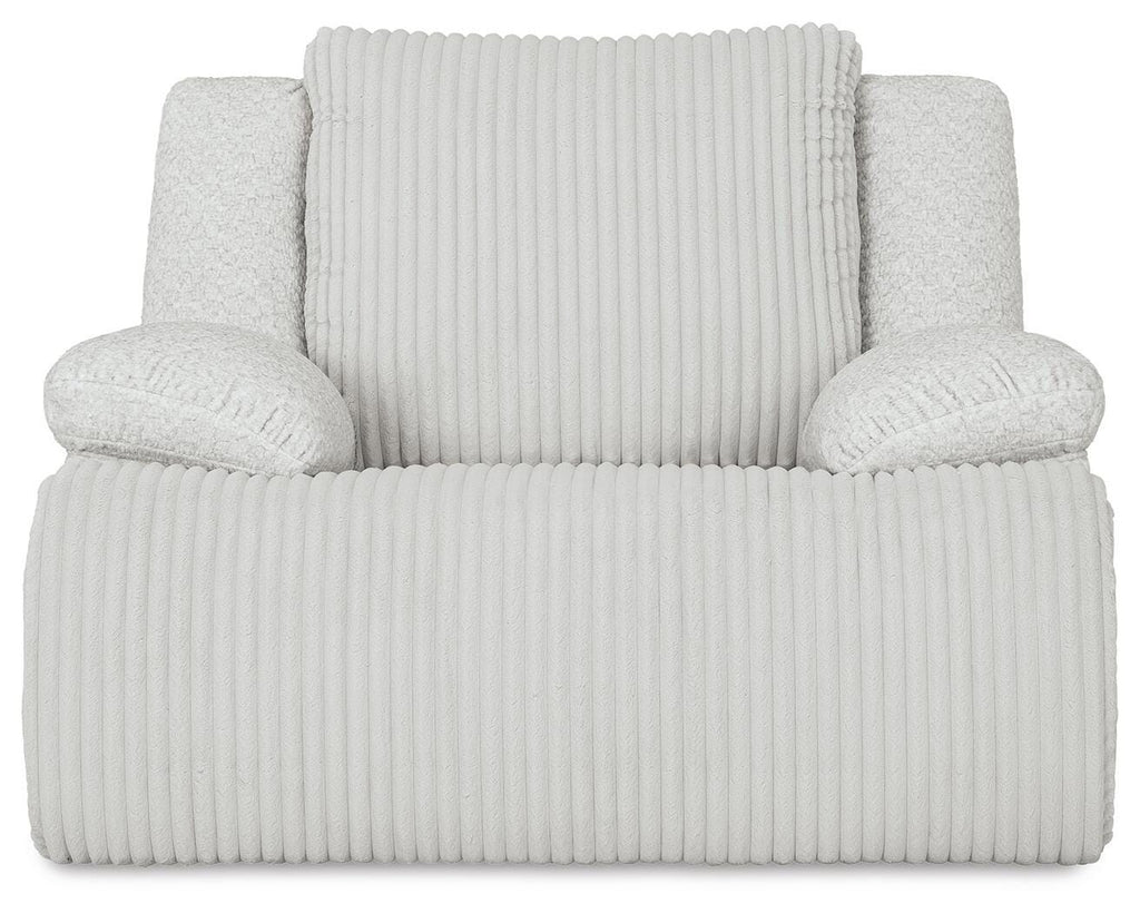 Top Tier Recliner in Alloy, front view