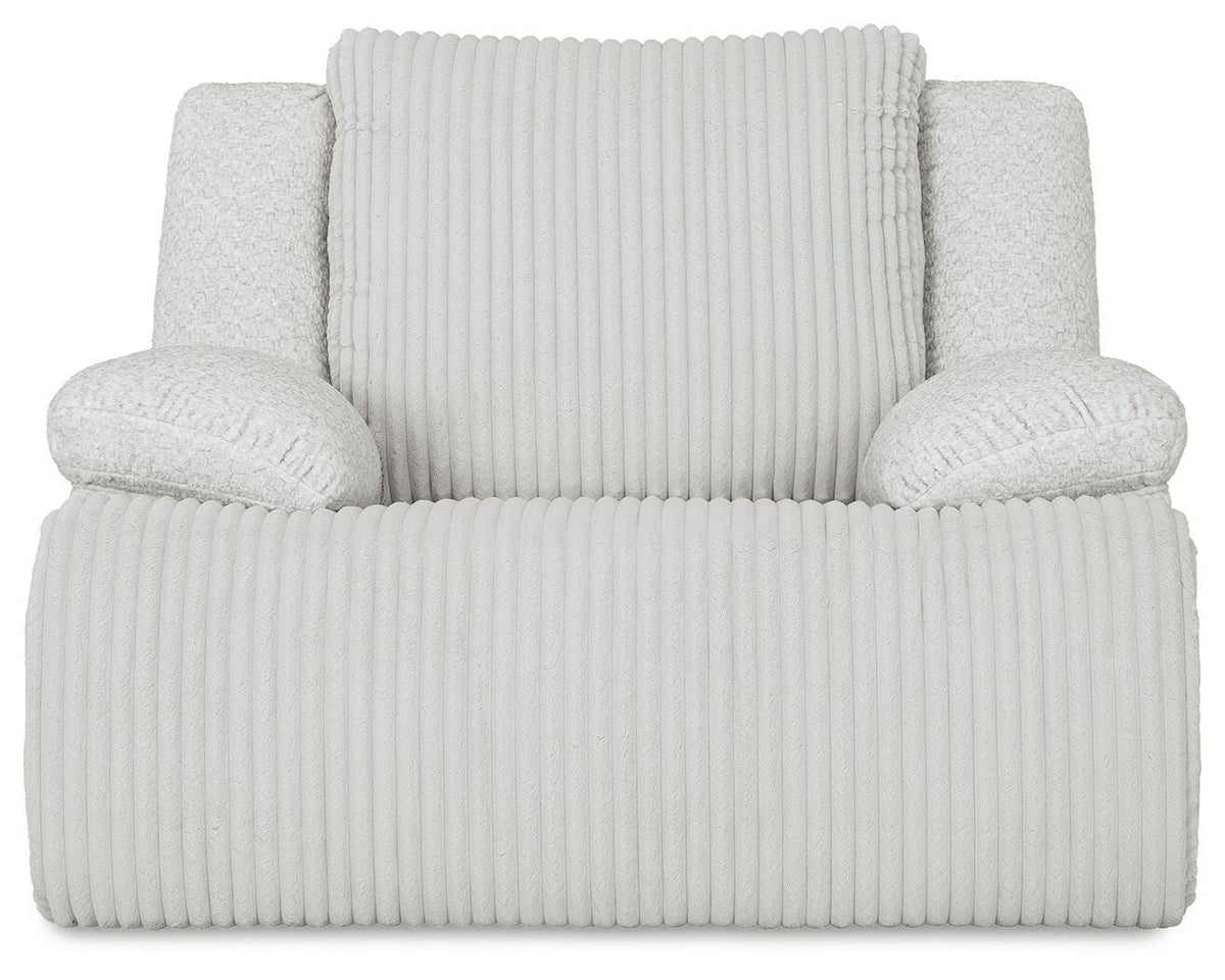Top Tier Recliner in Alloy, front view