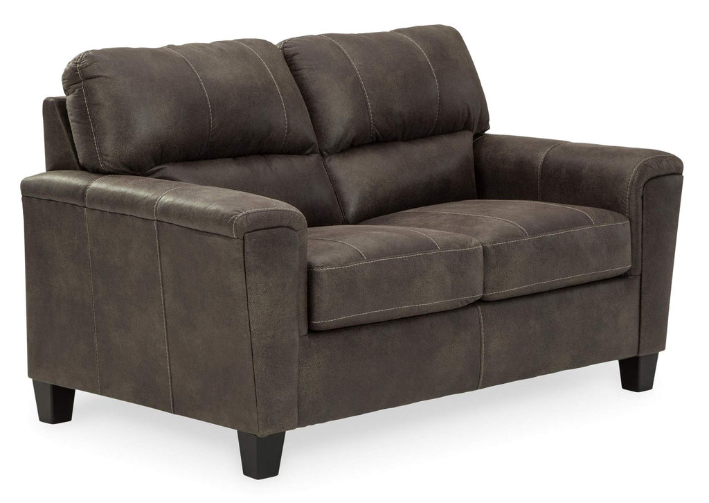 Navi Sofa and Loveseat angled view