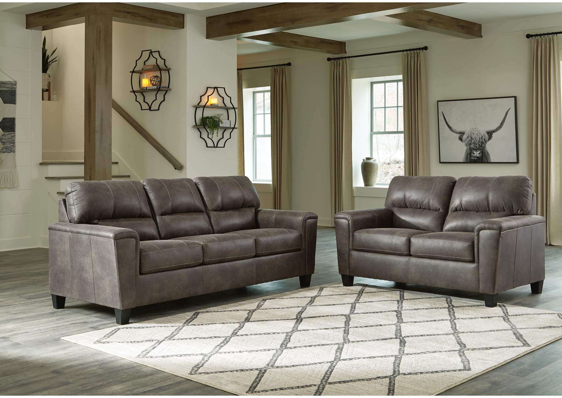 Navi Sofa and Loveseat