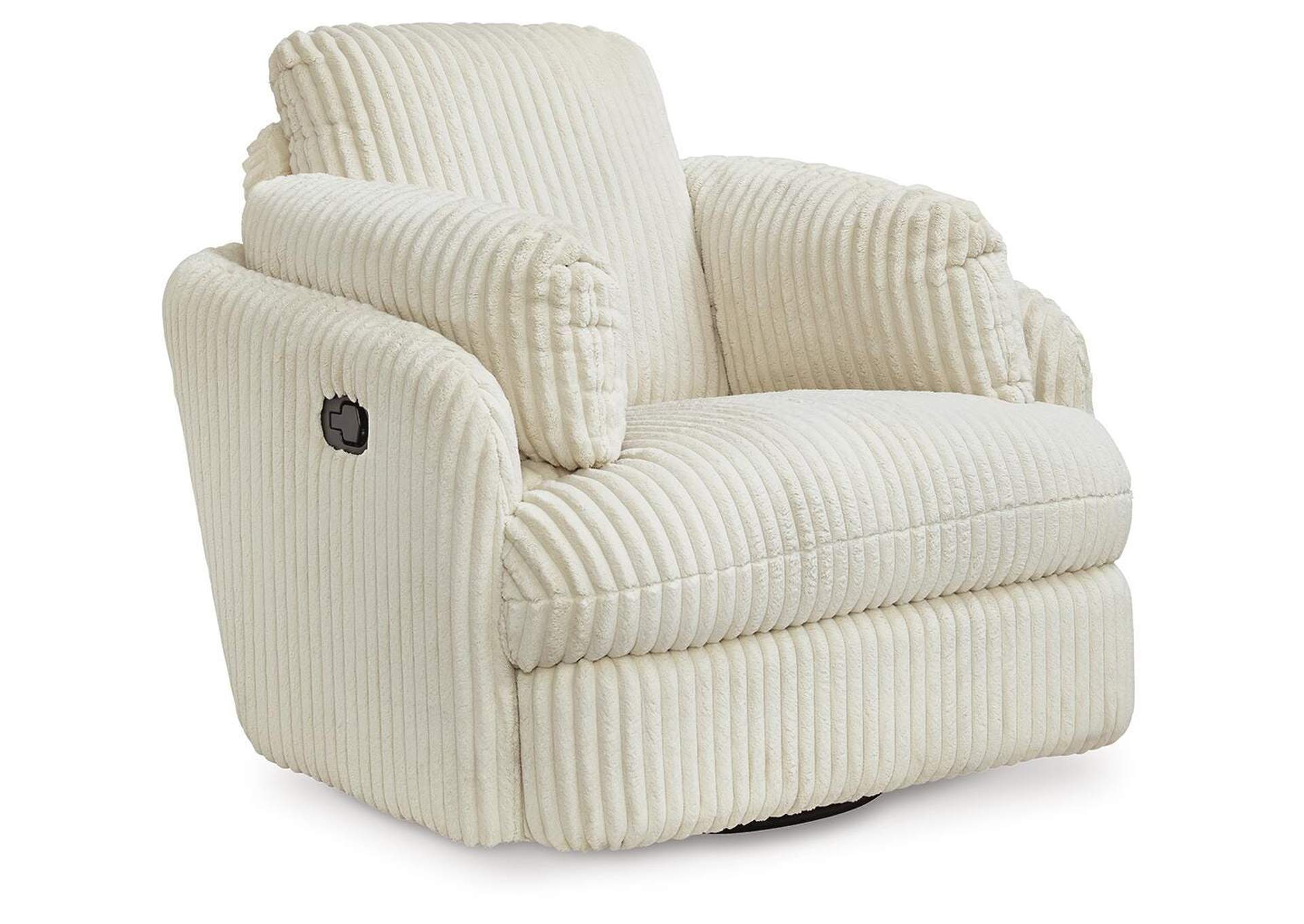 Tie-Breaker Swivel Glider Recliner angled view
