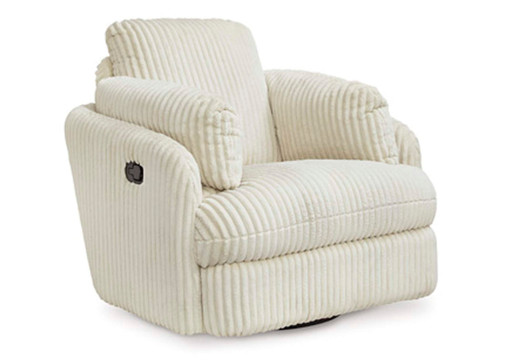 Tie-Breaker Swivel Glider Recliner angled view