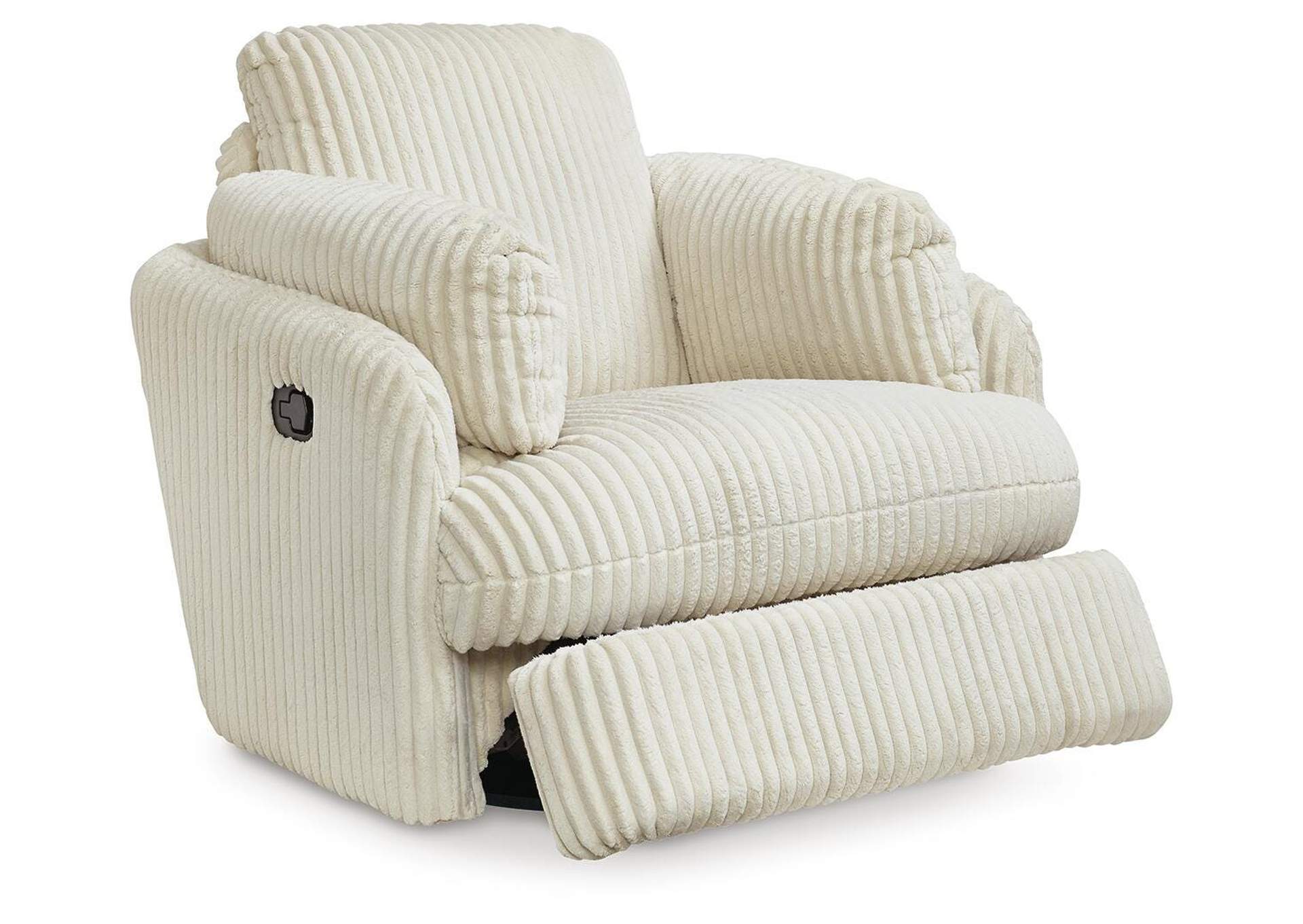 Tie-Breaker Swivel Glider Recliner angled view