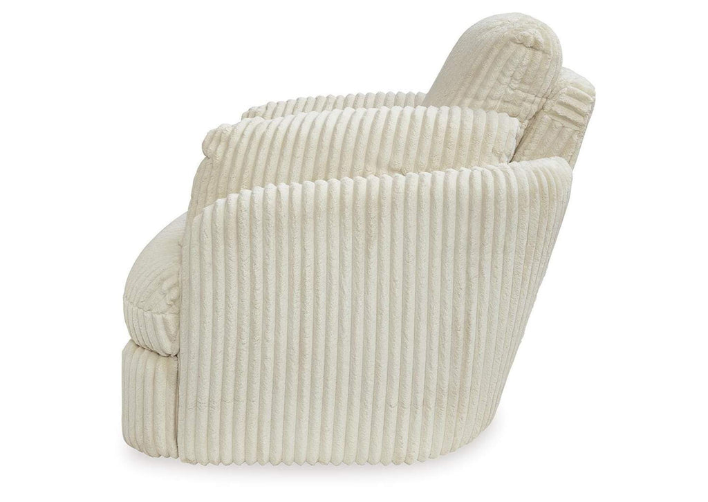 Tie-Breaker Swivel Glider Recliner side view
