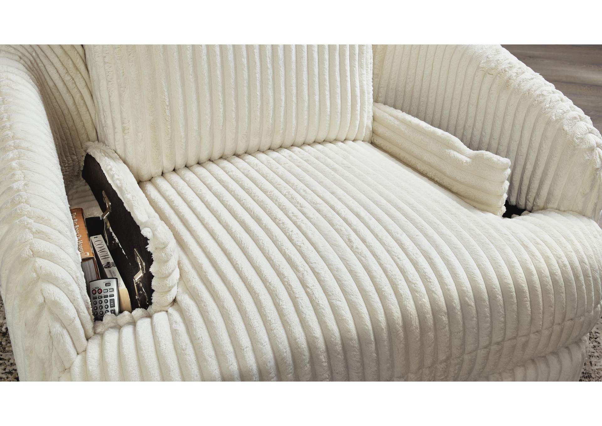 Tie-Breaker Swivel Glider Recliner detail