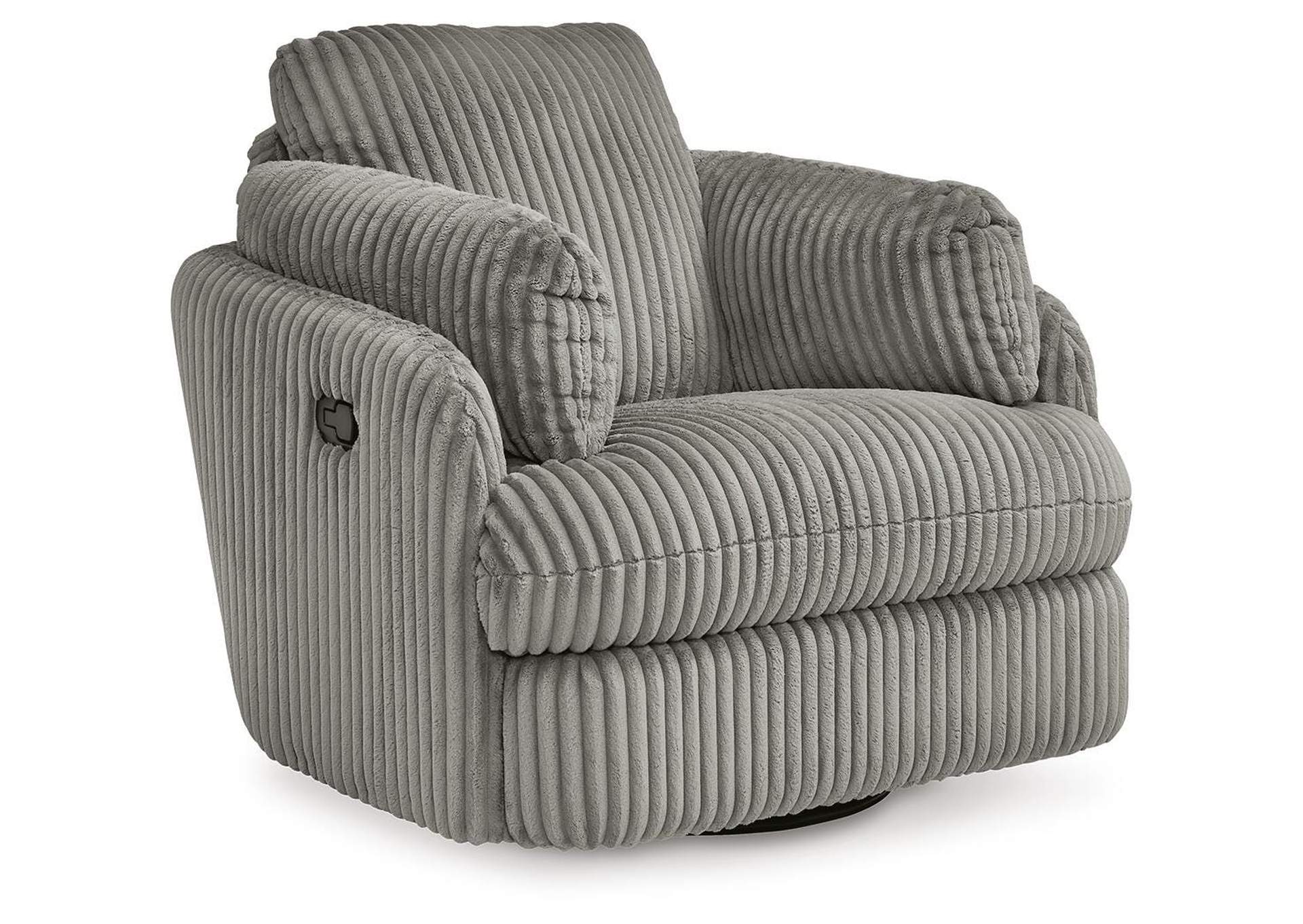 Tie-Breaker Swivel Glider Recliner angled view