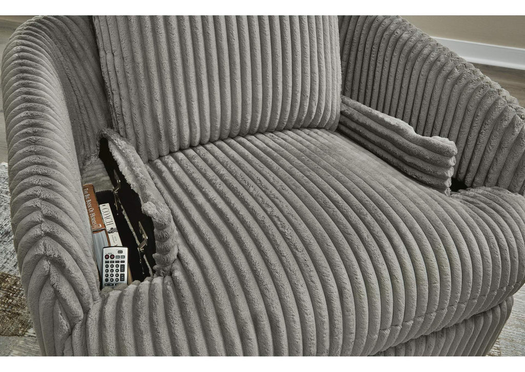 Tie-Breaker Swivel Glider Recliner detail