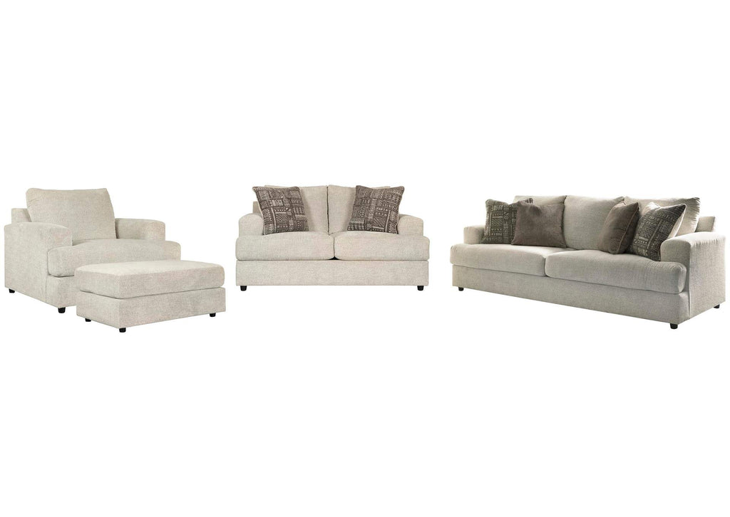 Soletren Sofa, Loveseat, Chair and Ottoman