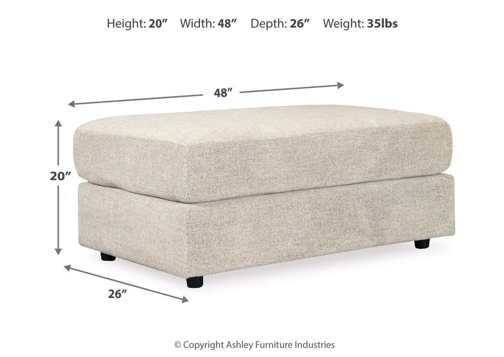 Soletren Chair and Ottoman dimensions
