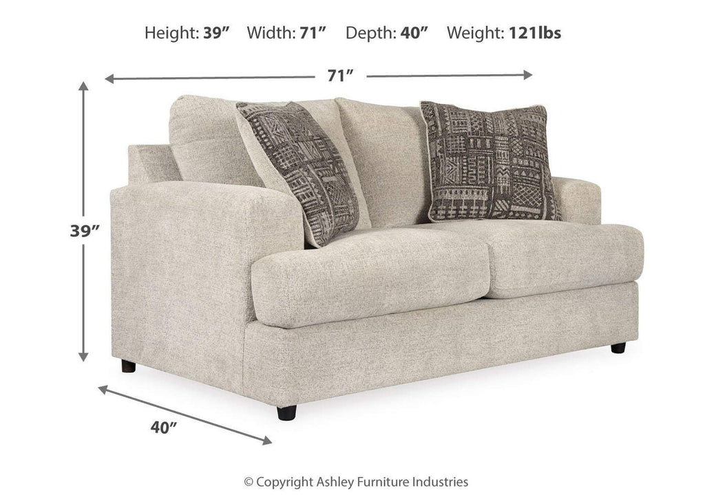 Soletren Sofa, Loveseat and Chair dimensions