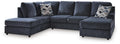 Albar Place sectional, 2-Piece Sectional · Left-Facing Chaise · 124 × 86 × 39 in, view 1