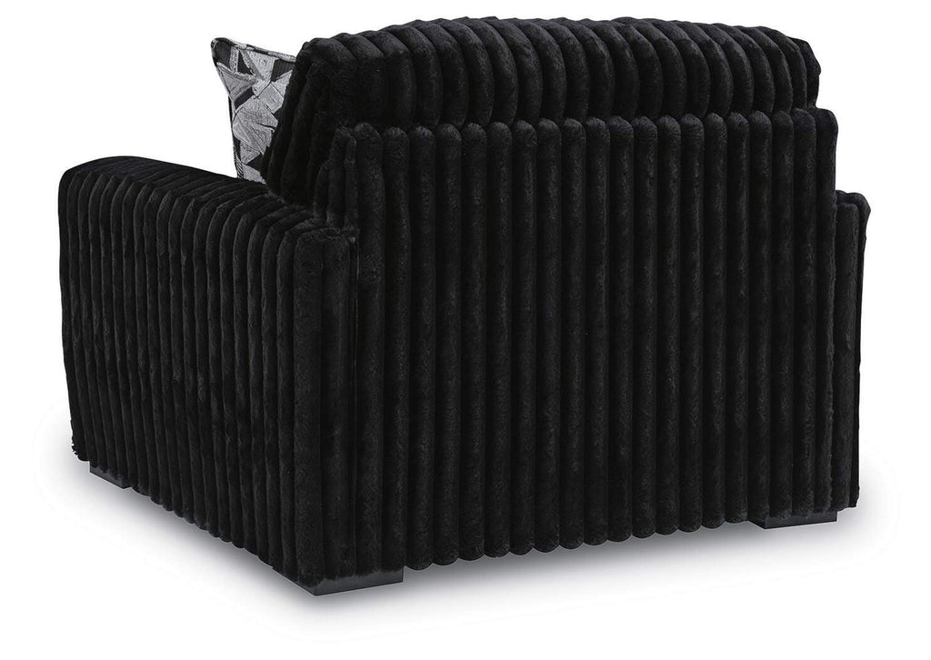 Midnight-Madness Oversized Chair