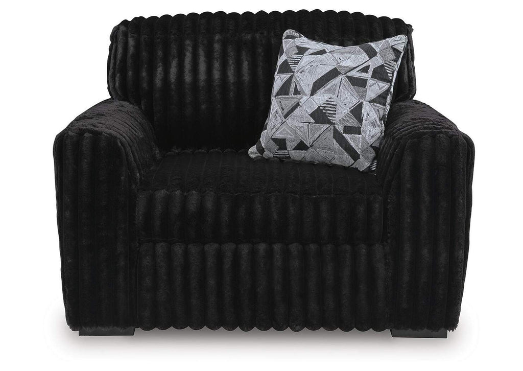 Midnight-Madness Oversized Chair